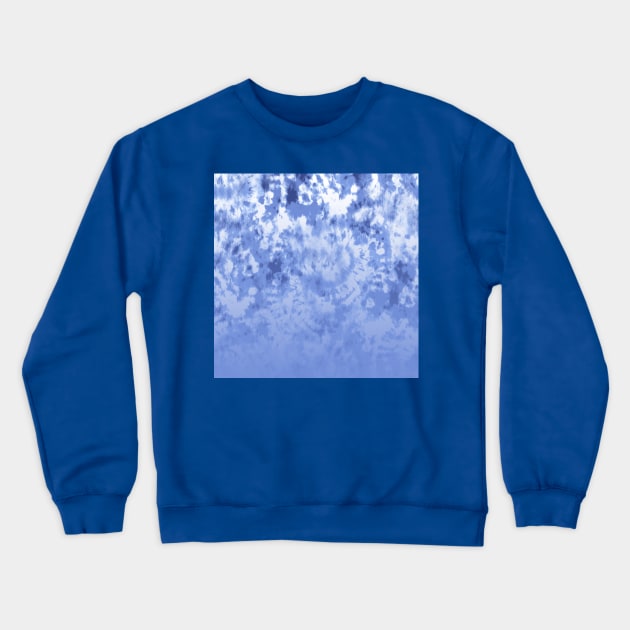 Ombre Indigo Tie-Dye Crewneck Sweatshirt by Carolina Díaz